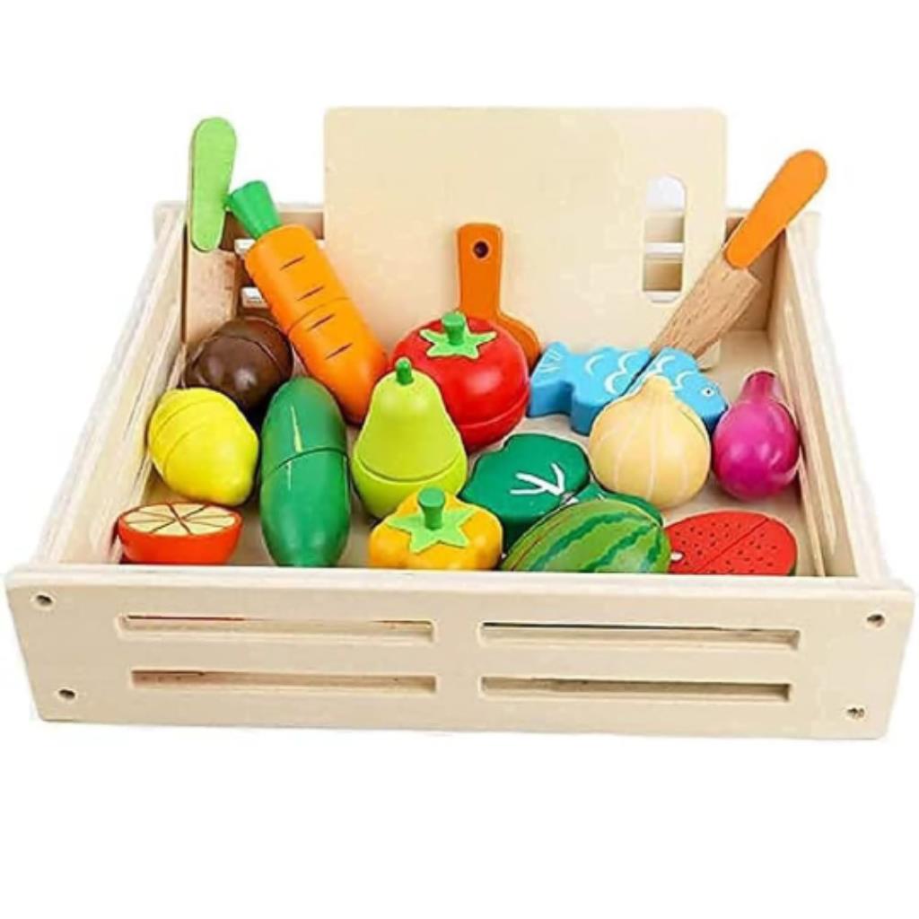 Wooden Vegetable Cutting Set